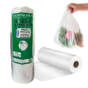 Rolo Bobina Plástica Picotada Sacos Alimentos Transparente B-SL 23x35 Extrusa-Pack - 5400 Unidades