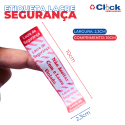 Etiqueta Adesivo Lacre Segurança C/ Picote Delivery - 1000UN