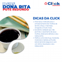 Pote Potinho 30ML Molheira C/ Tampa D695 Molhos Branca Pet - 700 Unidades