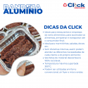 Marmitinha Bandeja Alumínio Retangular 230ML P/ Doces - 200 Unidades