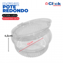 Pote Mini Estriado Doces Amendoim Tampa Articulada 250ml DC742 - 200 Unidades