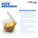 Pote Mini Flower Doces Amendoim Tampa Articulada 500ml DC771 - 200 Unidades