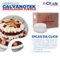 Embalagem p/ Bolos e Tortas Pequena Alta Branca - G37MA - 100 Unidades