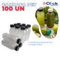 Garrafa Plástica PET 500ML - 100 Unidades