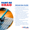 Pano de Chão Xadrez para Limpeza 40 x 62 - 6 Unidades