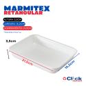 Bandeja Marmitex Rasa Isopor Retangular 750ML MO90-1 Meiwa - 100 Unidades