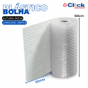 Bobina Plástico Bolha Light Resistente 60cm x 20mts