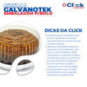 Embalagem p/ Bolos e Tortas Alta Branca 14cm - G35MA - 100 Unidades