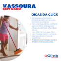 Vassoura Ceci Joia Plástica Base SEM Cabo