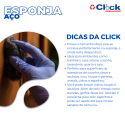 Esponja Lã de Aço Assolan Ypê 45g - 8 Unidades