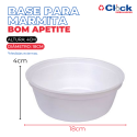 Base para Marmita Isopor BM100Q 500ML - 100 Unidades