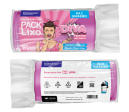 Saco de Lixo Rosa Diva Perfume Tutti-Frutti Pia e Banheiro - Rolo c/80 un. (34 x 38cm)