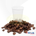 Copo PS Descartável 80ML Transparente Copoplast Água Café - 100 Unidades