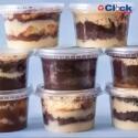 Pote Descartável Redondo Doce C/ Sobretampa 750ML - 24 Unidades
