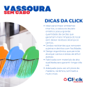 Vassoura Ceci Angulação P/ Canto Base SEM Cabo