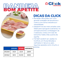Bandeja Funda Amarela BF02AM - 4 Pacotes de 100 Unidades