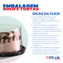 Embalagem Boleira Plástica Mini Torta Bolo Alta Base Preta Lisa Eco 32A Ecoplast - 100 Unidades