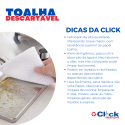 Rolo Pano Toalha Descartável Wiper Reutilizável TW2023 20x23 Inoven - 720 Unidades