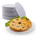 Disco Bandeja Isopor Eps  20cm Suporte Pizza Bolo Doce Frios - 400 Unidades