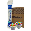 Pote Descartável PS Transparente 100ML Potinho Copomais - 2000 Unidades