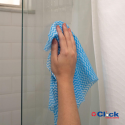 Rolo Bobina Pano Multiuso Azul Limpeza Medix 28cm x 300mts - 750 Panos