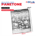 Saco Transparente PP Panetone Impresso 100g - 100 Unidades