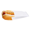 Saco Papel Mono Branco Liso Hot Dog 30g - 500 Unidades