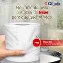 Rolo Papel Higiênico 30MTS Neve Folha Dupla Neutro - 64 Unidades