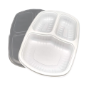 Embalagem Marmita 3 Divisórias Freezer e Microondas 850ML G331 - 100 Unidades