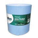 Rolo Pano Multiuso Limpeza Azul Nobre - 28cm X 300mts