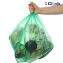 Saco de Lixo Biobag Biodegradável Verde 50LTS 63x80 - 30 Sacos