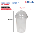 Copo da Felicidade C/ Tampa Bolha 500ML G850 - 10 Unidades