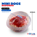 Embalagem Pote Mini Doce Redondo 120ml G645 Galvanotek - 300 Unidades