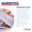 Embalagem Marmita 3 Divisórias 850ML Gbox Biodegrádavel Palha Milho - 25 Unidades