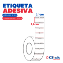 Rolo Etiqueta Adesiva Preço Tarjada MX-5500 21 x 21 - 10.000 Unidades