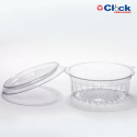 Embalagem Pote Descartável Redondo Articulada 250ml PF742 - 200 unidades