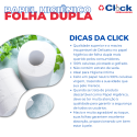 Rolo Papel Higiênico 20MTS Delicatto Folha Dupla - 12 Unidades