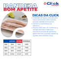 Bandeja Rasa Branca BR03 - 4 Pacotes de 100 Unidades