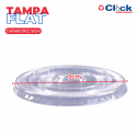 Tampa Reta C/ Furo P/ Copo 296ML 10OZ - 1000 Unidades