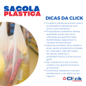 Sacola Plástica Branca Lisa Reforçada Economica 38 x 48 Extrusa pack - 1000 Unidades