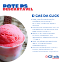 Pote Descartável PS Transparente 250ML Potinho Copoplast - 50 Unidades