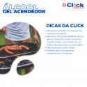 Álcool Gel Acendedor Puro 80° 425 gr - 24 Unidades