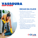 Vassoura Ceci Joia Luxo Base SEM Cabo