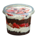 Pote Descartável Sobretampa Redondo Bolo Freezer Microondas 250ml - 432 Unidades