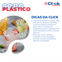 Copo Plástico Transparente Descartável 180ml - 2500 Unidades