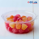 Pote Mini Estriado Doces Amendoim Tampa Articulada 250ml DC742 - 200 Unidades