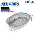 Assadeira Forma Descartável Alumínio Oval 7000ml Thermoprat - 12 Unidades