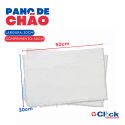 Pano de Chão Alvejado para Limpeza 30 x 50 - 6 Unidades