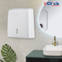 Dispenser Suporte Nobre New Classic Papel Toalha Interfolha Branco - 6 Unidades