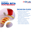 Embalagem Pote Redondo Doce C/ Tampa 170ml PET - 300 Unidades